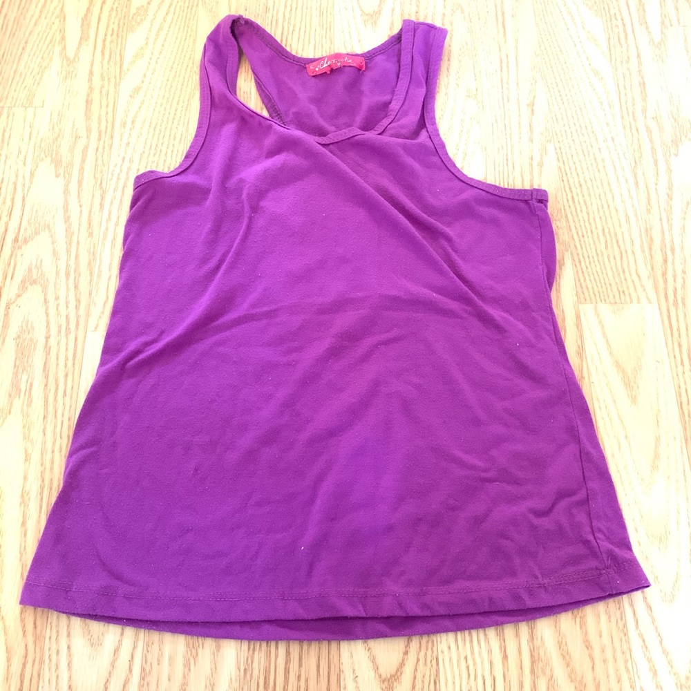 Purple Tank Top For Girls